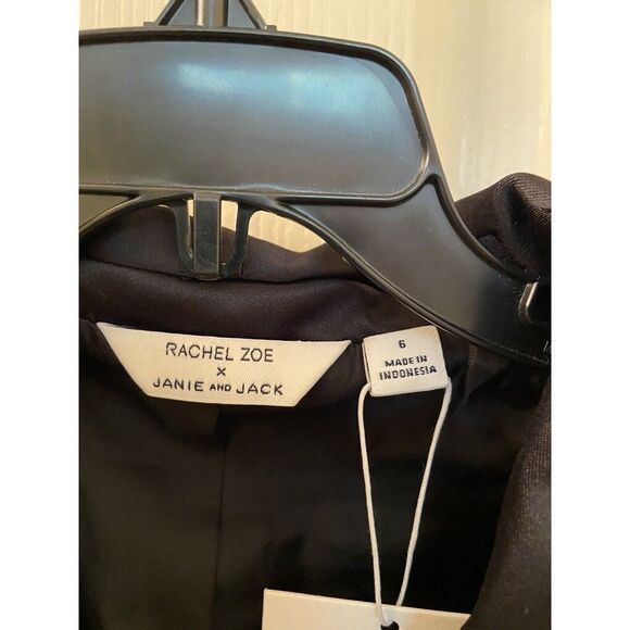 Janie and Jack x Rachel Zoe Wool Blend Black Tuxedo Jacket Boys Size 6 NWT - Picture 5 of 9